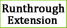 Runthrough Extension